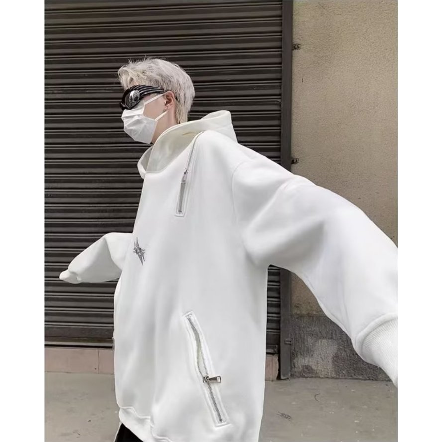 Áo Hoodie Dáng Rộng Phong Cách Hip Hop Mỹ Hàng Mới Dành áo hoodie Nam Nữ