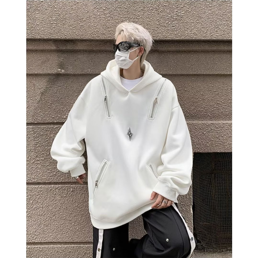 Áo Hoodie Dáng Rộng Phong Cách Hip Hop Mỹ Hàng Mới Dành áo hoodie Nam Nữ