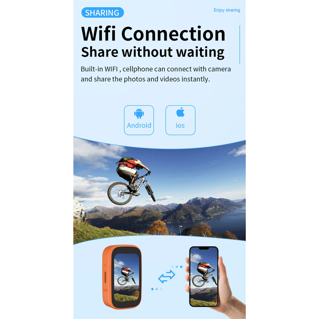 Mới Máy Quay Hành Trình 4k wifi Màn Hình Cảm Ứng Chống Lắc Cho Xe Hơi Xe Máy