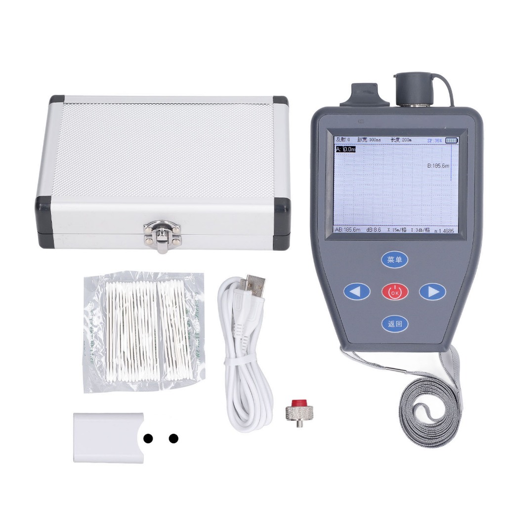 Có thể bán buôn Máy đo phản xạ miền thời gian quang OTDR 4 trong 1 sợi điện VFL Westvirginia058 Hàng giao ngay