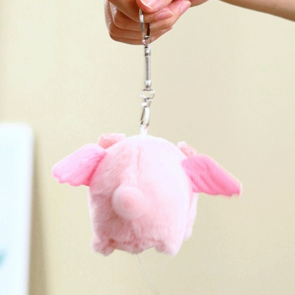 Đồ Chơi Con Heo Nhồi Bông Ngộ Nghĩnh Giúp Giảm Căng Thẳng Gấu Bông Con Vịt  Thú Nhồi Bông Dây Rút Hình Chú Heo Bay Đáng Yêu