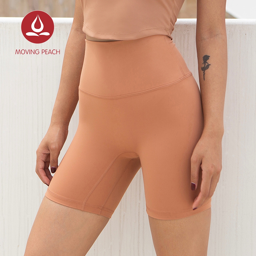 MOVING PEACH Quần bó thể thao nữ quần yoga eo cao BPD