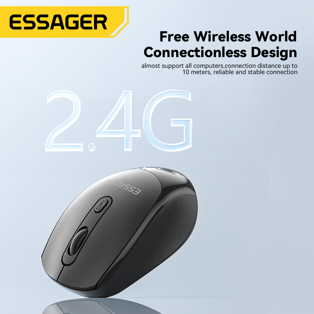 Essager Chuột không dây 2.4g 1600dpi