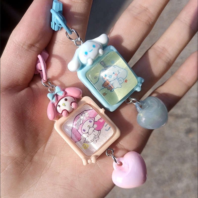 Miua🔮Sanrio Kuromi Cinnamoroll Móc Chìa Khóa Trang Trí Ba Lô Đi Học Dễ Thương