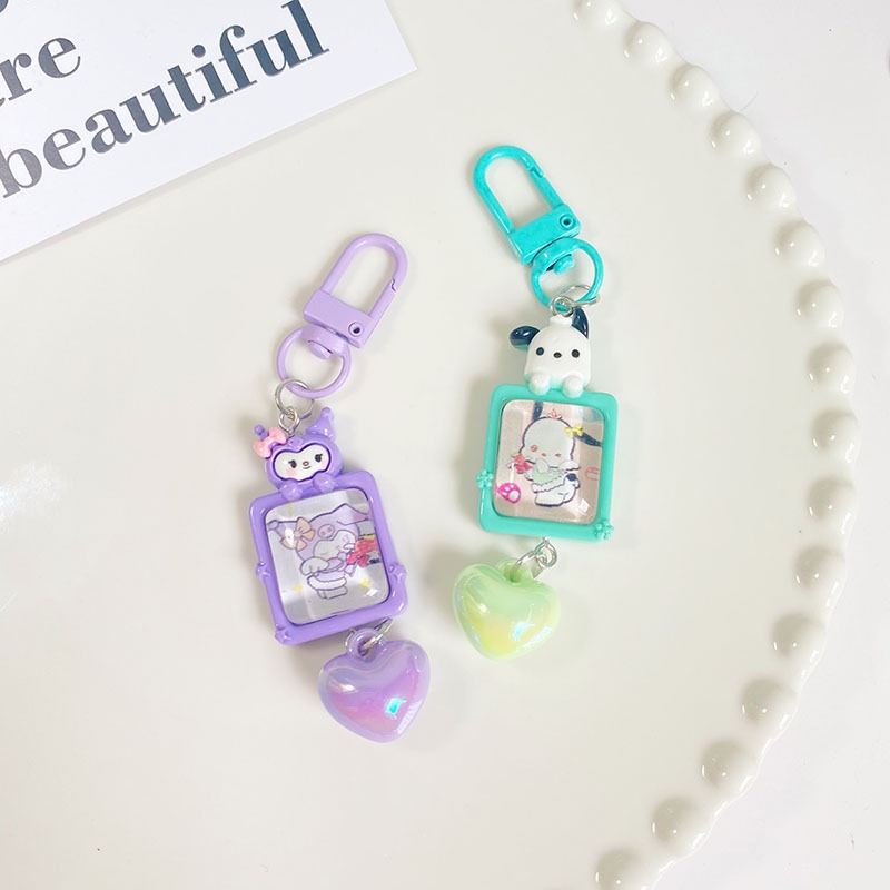 Miua🔮Sanrio Kuromi Cinnamoroll Móc Chìa Khóa Trang Trí Ba Lô Đi Học Dễ Thương