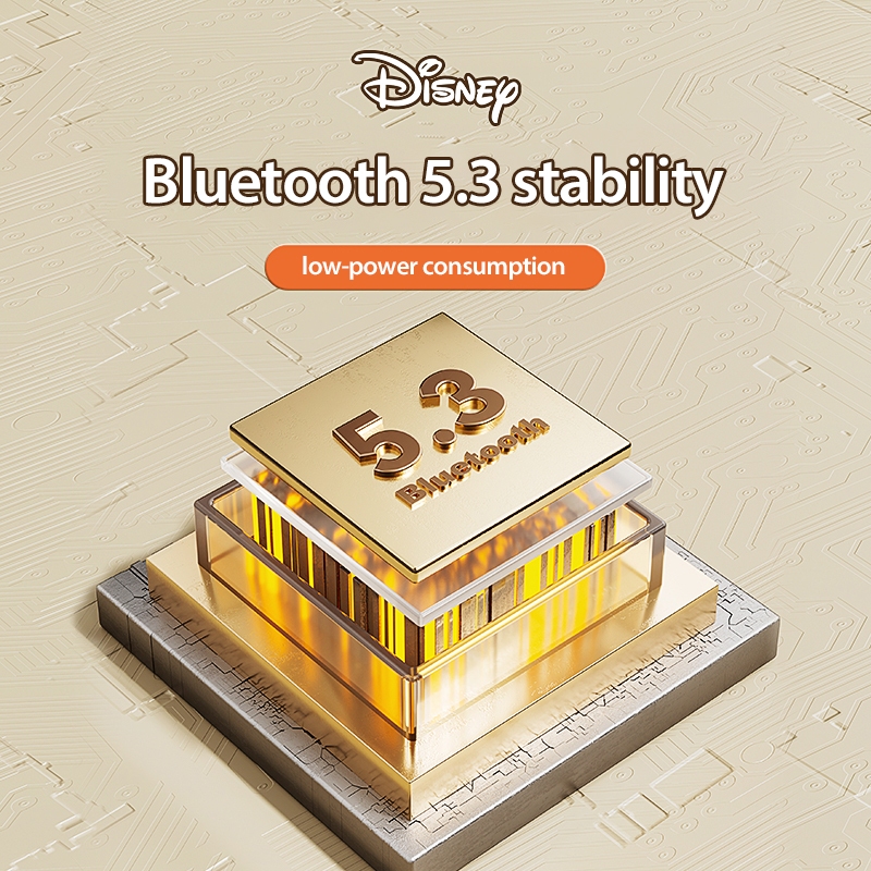 Disney Tai Nghe Nhét Tai bluetooth 5.3 hd q73 Chất Lượng Âm Thanh Chống Nước Có mic Hỗ Trợ android Và ios