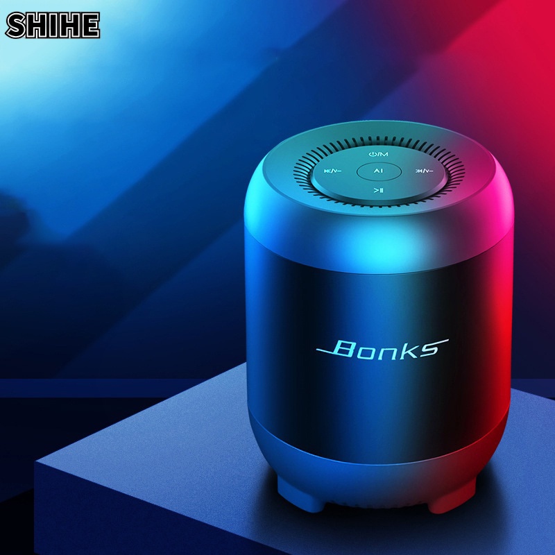 SHIHE Loa bluetooth không dây youpin ai thẻ cắm điều khiển bằng giọng nói nhân tạo thông minh âm thanh nhỏ máy tính di động