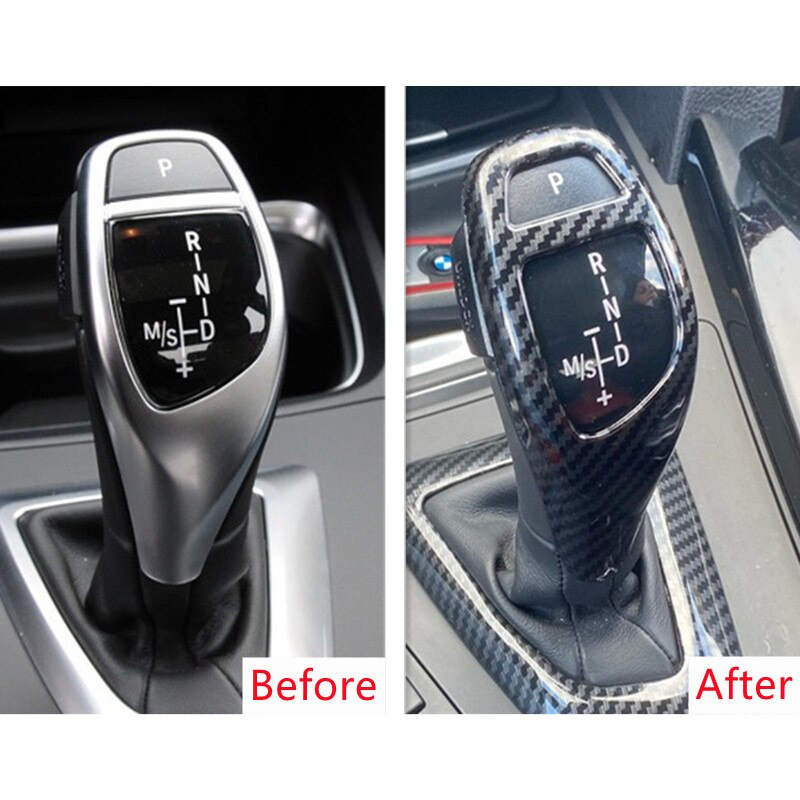 Vỏ Bọc Cần Số Xe Hơi BMW F20 F30 F31 F34 X5 F15 X6 F16 Bằng Sợi Carbon