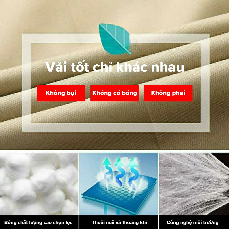 K Tazi Quần Dài cotton Lưng Thun Co Giãn Màu Trơn Chống Mòn Chống Bụi Bẩn Thời Trang Mùa Hè