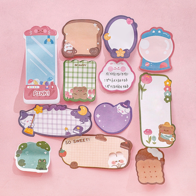 Miu🔮Set 3 món Giấy Note Wonderful Life nhiều mẫu dễ thương, giấy ghi chú