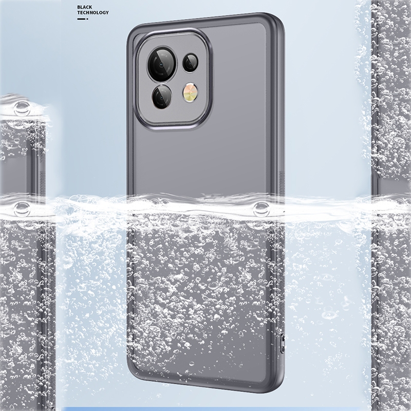 Ôp Điện Thoại Silicon Dẻo Trong Suốt Kèm Miếng Dán Bảo Vệ Camera Cho xiaomi mi 13 12 11 lite 5g ne 13t 12t 11t pro Ốp