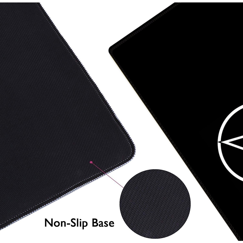 Tấm Lót Chuột Và Bàn Phím Máy Tính Hình Ngôi Sao Năm Cánh Màu Đen