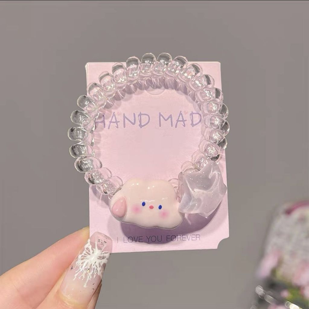 Kẹp Tóc Hình Đám Mây Hồng Kiểu Hàn Quốc Dễ Thương Cho Bé Gái