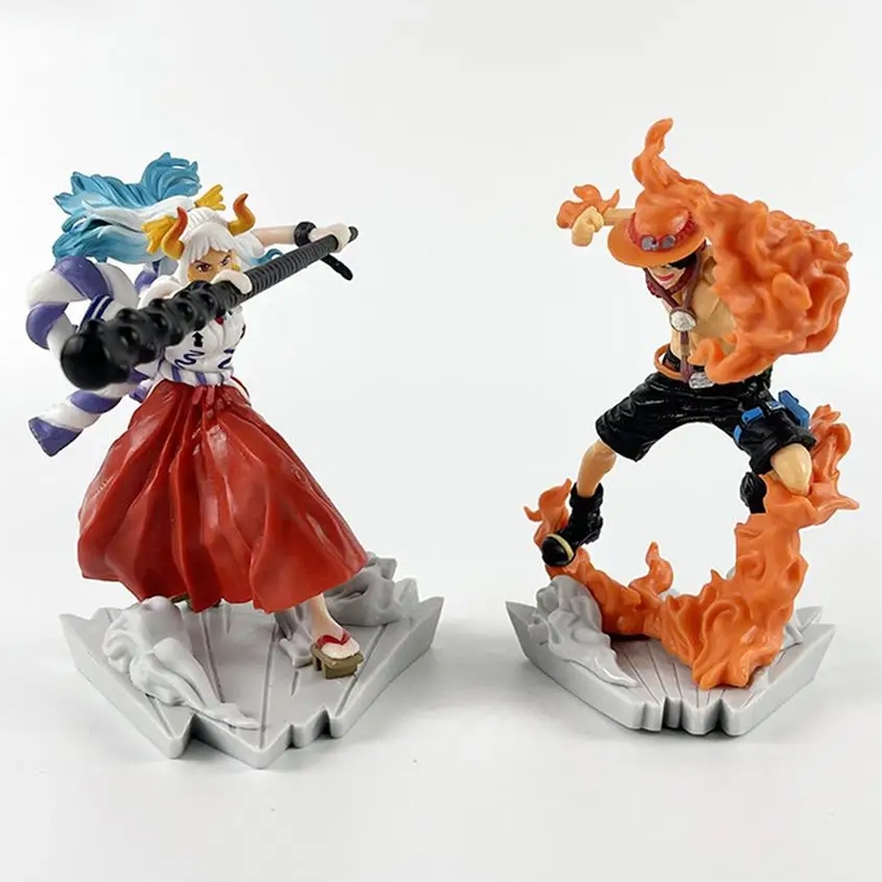 Mô Hình Nhân Vật ace yamato luffy gk Trong one piece 12.5cm