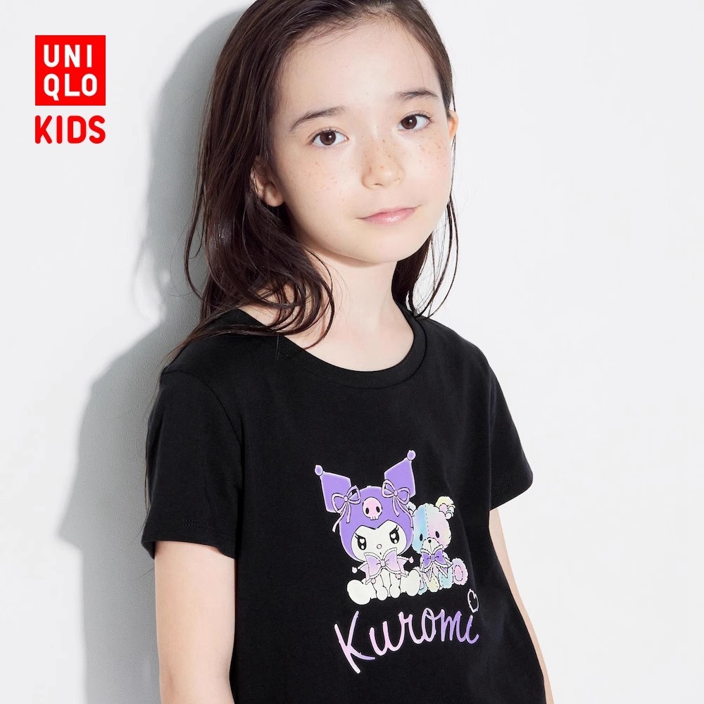 Uniqlo Áo Thun Ngắn Tay In Hình sanrio Cho Mẹ Và Bé 464087