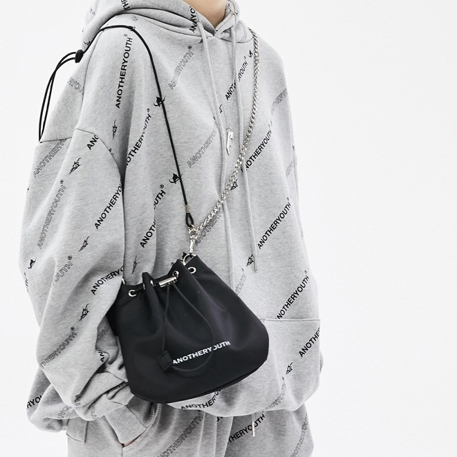 Guangluo Túi Đeo Chéo Vai Bằng nylon Màu Trơn Phong Cách Thể Thao Thời Trang Thường Ngày