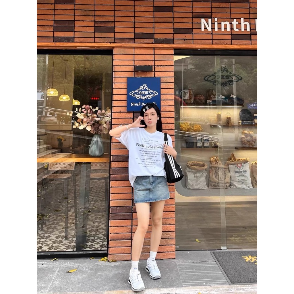 Túi Thể Thao Đeo Vai Màu Đen Cỡ Lớn Phong Cách Đường Phố Cho Nam Và Nữ