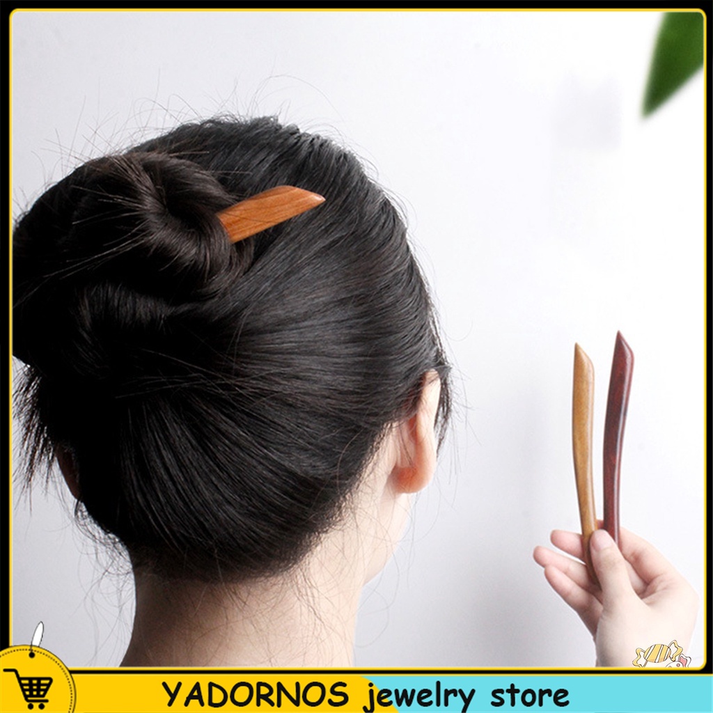 YADORNOS Trâm Cài Tóc Bằng Gỗ Phong Cách Tối Giản
