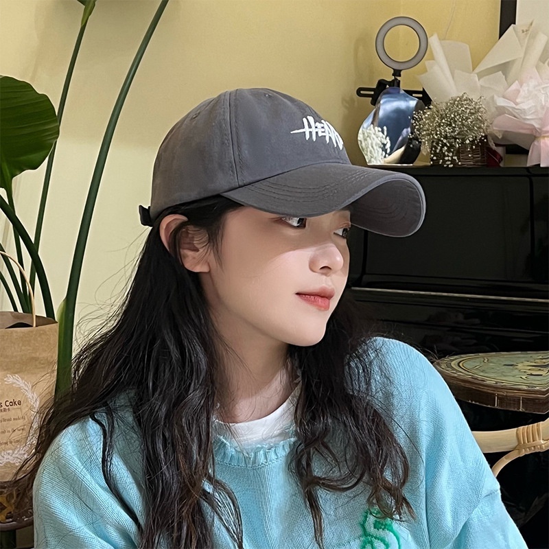 Mũ Lưỡi Trai Vải Kaki Mềm Mại Hình Trái Tim Thời Trang Cho Nam Và Nữ