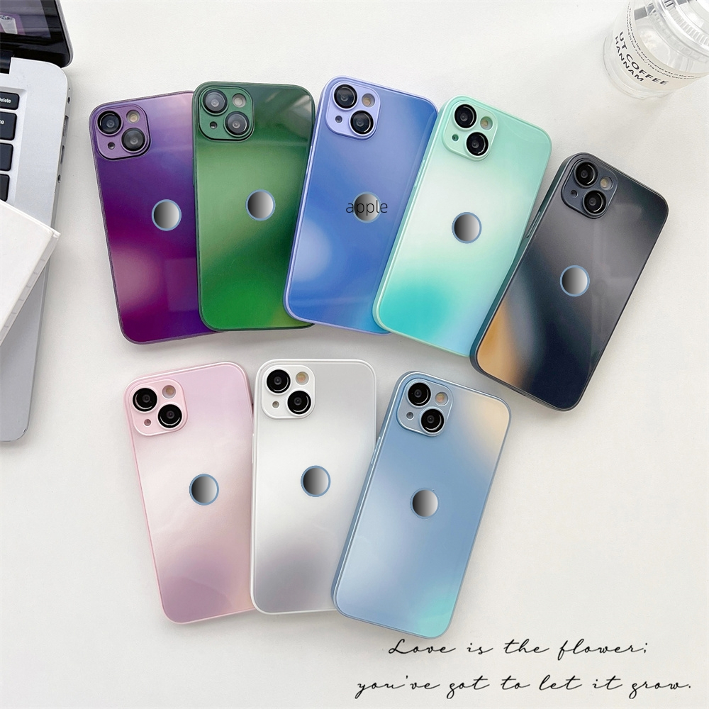 Ốp Lưng Hiệu Ứng Chuyển Màu Nhiều Mẫu Mã Cho Điện Thoại iphone 13 pro max 12 11 xs max xr xs max 7plus 8plus