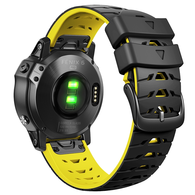Dây Đeo Silicon Hai Màu 22mm Cho Đồng Hồ garmin