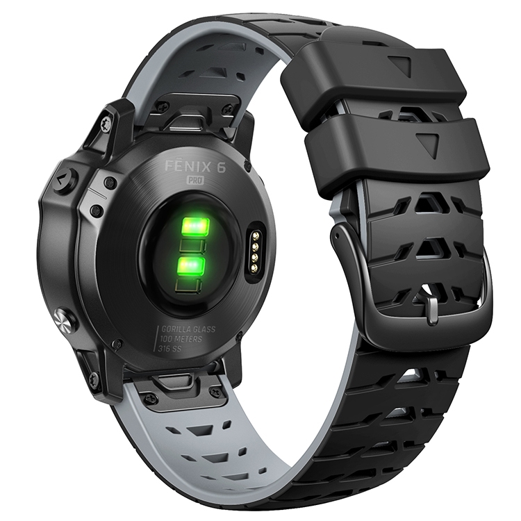 Dây Đeo Silicon Hai Màu 22mm Cho Đồng Hồ garmin
