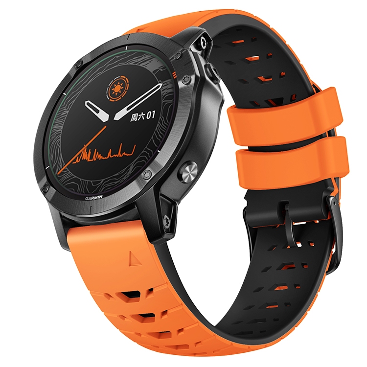 Dây Đeo Silicon Hai Màu 22mm Cho Đồng Hồ garmin