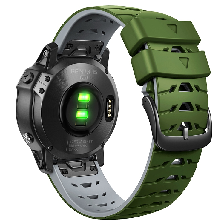 Dây Đeo Silicon Hai Màu 22mm Cho Đồng Hồ garmin