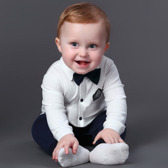 Áo liền quần Luckycandy dài tay phong cách thời trang cho bé