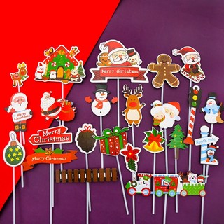 Set 6 món bánh cupcake giáng sinh gồm 6 món