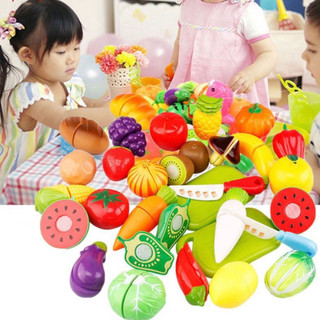 Đồ chơi cắt hoa quả - rau củ nhựa cho bé