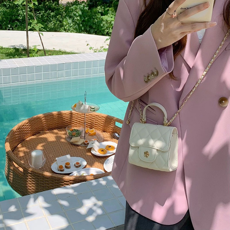 Túi đeo chéo điện thoại di động nhỏ hình vuông BAGFUL có hương thơm nhỏ dành cho nữ