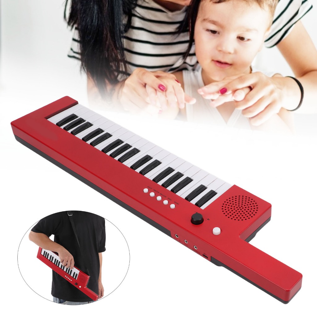 NiceOne  Bàn phím Air Piano 32 phím đàn piano miệng chuyên nghiệp Melodica với ống ngậm ngắn cmman