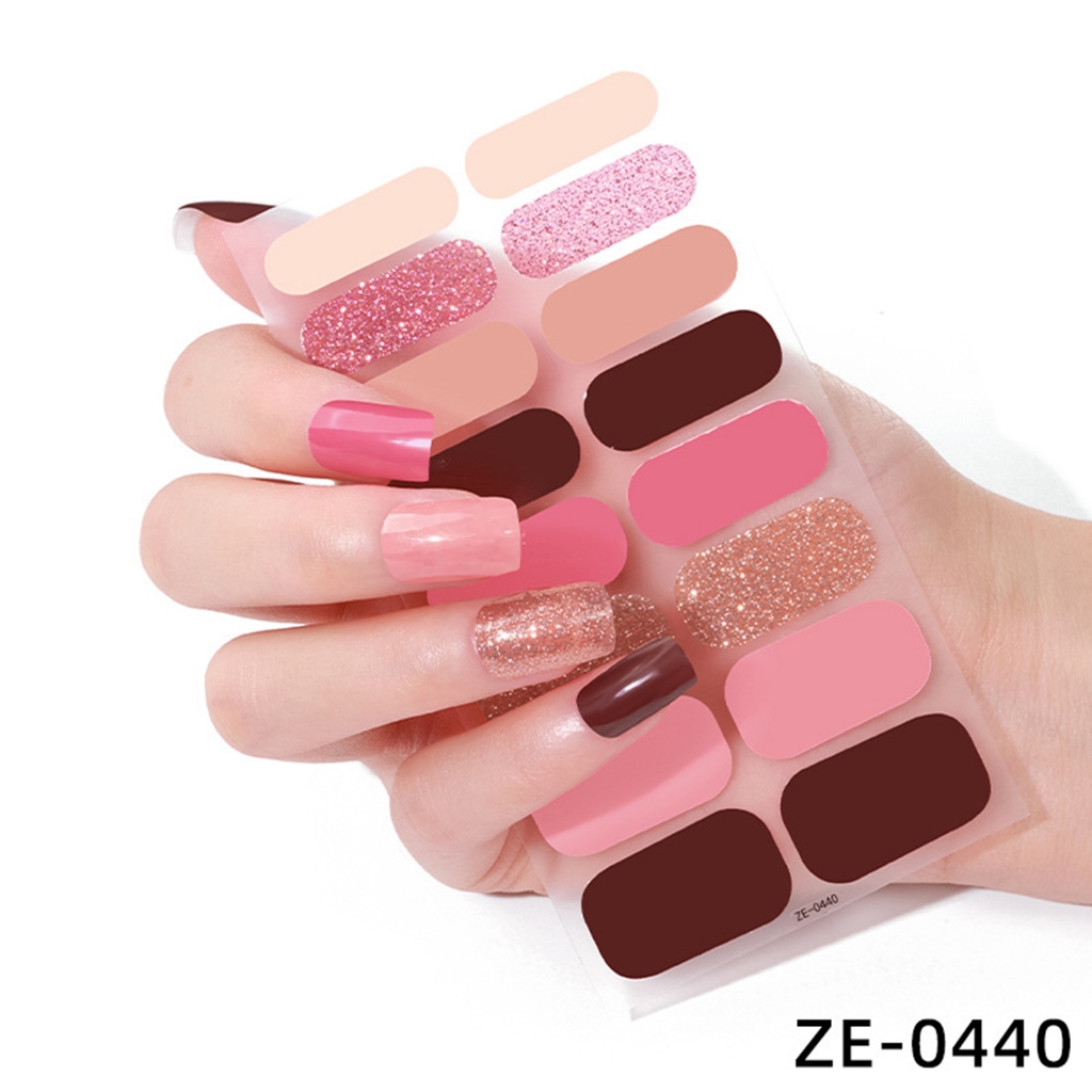 16 Chiếc Gel Bán Chữa Móng Tay Quấn Móng Tay Gel Ba Lan Dải Dành Cho Bé Gái Nữ