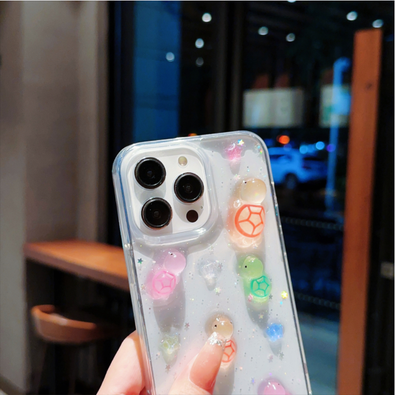 Ốp Điện Thoại Hình Bướm 3d Nhiều Lá Bạc Cho iphone 11 12 13 14 15 pro 15 max