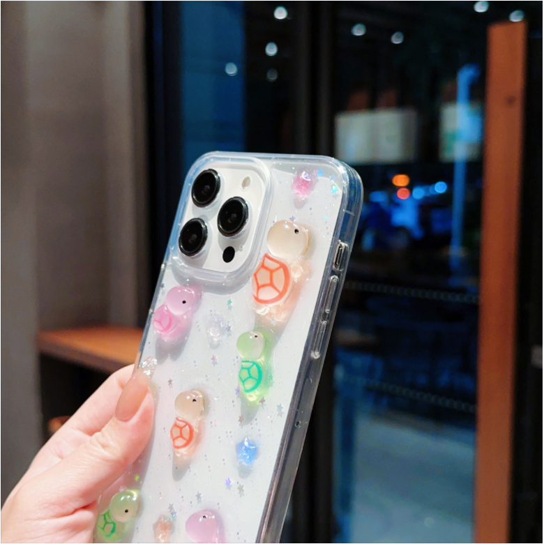 Ốp Điện Thoại Hình Bướm 3d Nhiều Lá Bạc Cho iphone 11 12 13 14 15 pro 15 max