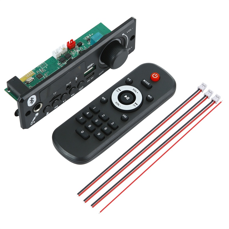 Bộ Khuếch Đại Âm Thanh Không Dây bluetooth 5.0 2 * 3w dc 5v mp3 wma 6w fm Cho Xe Hơi