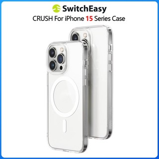 Switcheasy crush airbarier vỏ trong suốt chống sốc cho iphone 15 15 plus 15 pro 15 pro max vỏ bảo vệ cấp độ quân sự