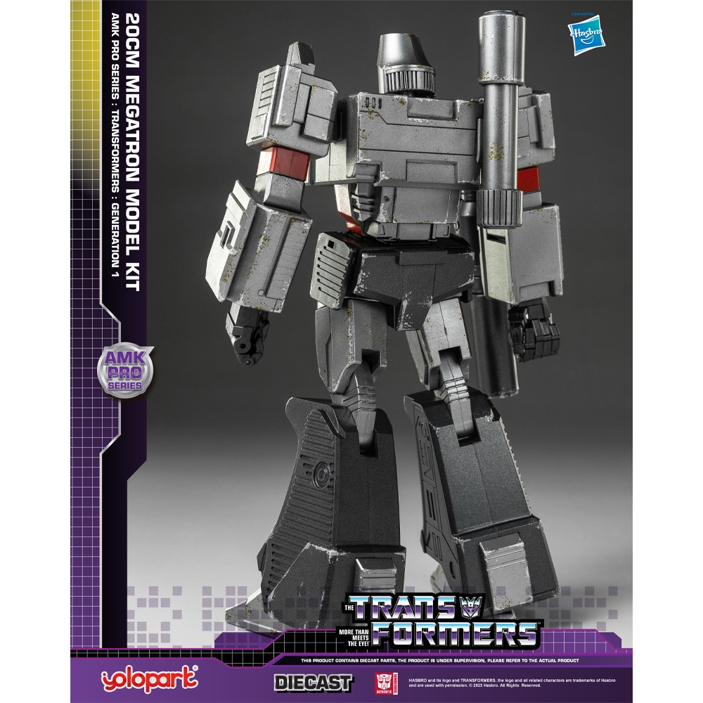 YOLOPARK Transformers: Generation 1 Megatron Model Kit-20cm