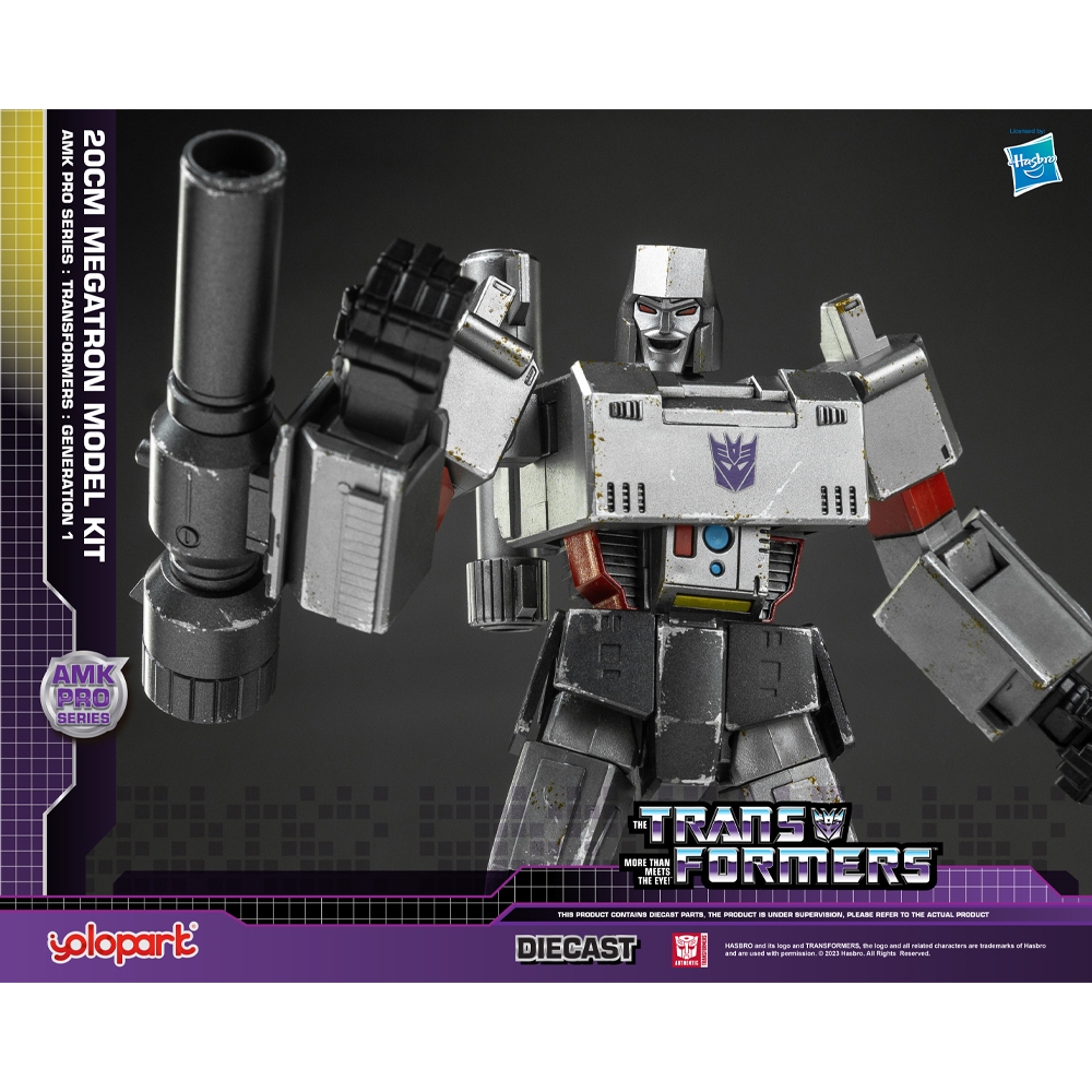 YOLOPARK Transformers: Generation 1 Megatron Model Kit-20cm