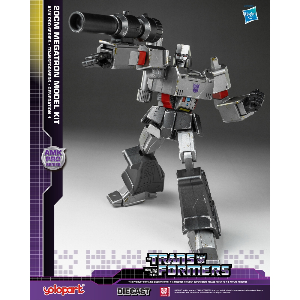 YOLOPARK Transformers: Generation 1 Megatron Model Kit-20cm