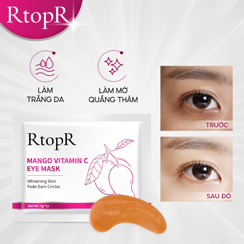 Mặt Nạ Mắt RtopR Vitamin C Xoài Cấp Ẩm Chống Nếp Nhăn Loại Bỏ Quầng Thâm 3g