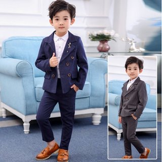 Set đồ vest 2-10 tuổi lịch lãm cho bé trai