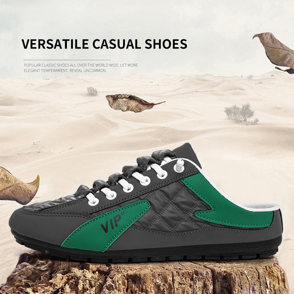 Giày Thể Thao Hở Lưng Thoải Mái Thời Trang Cho Nam