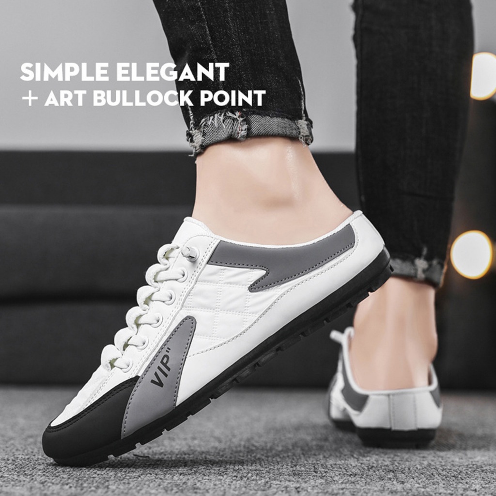 Giày Thể Thao Hở Lưng Thoải Mái Thời Trang Cho Nam