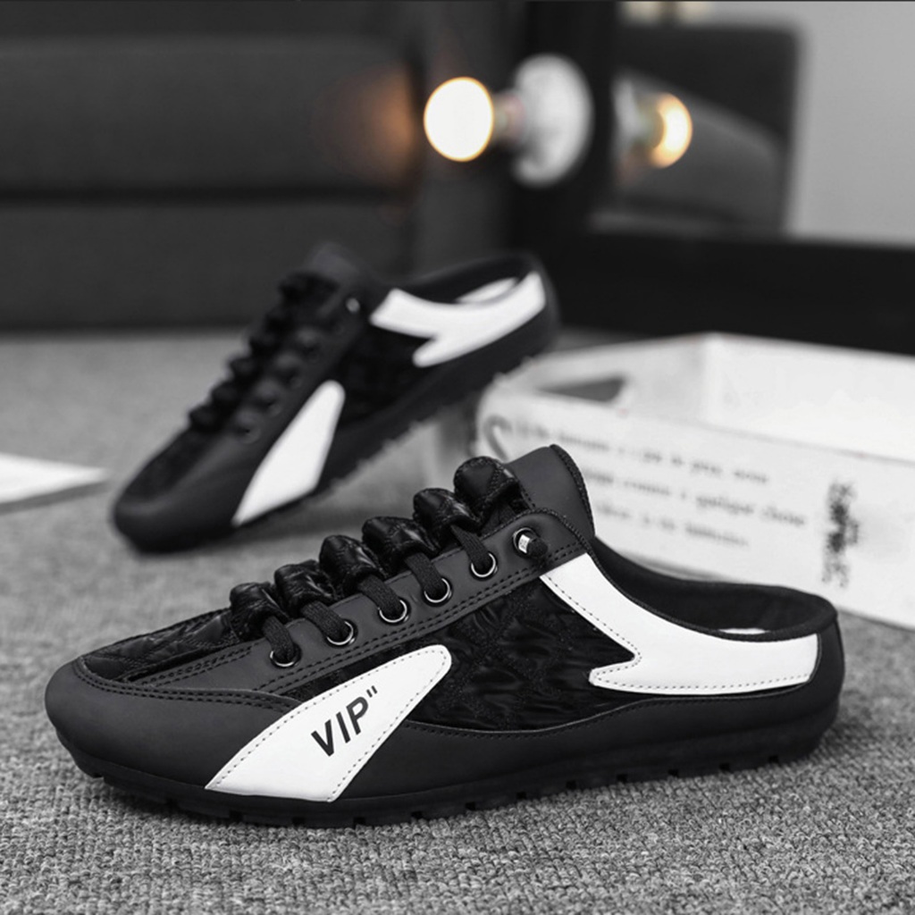 Giày Thể Thao Hở Lưng Thoải Mái Thời Trang Cho Nam