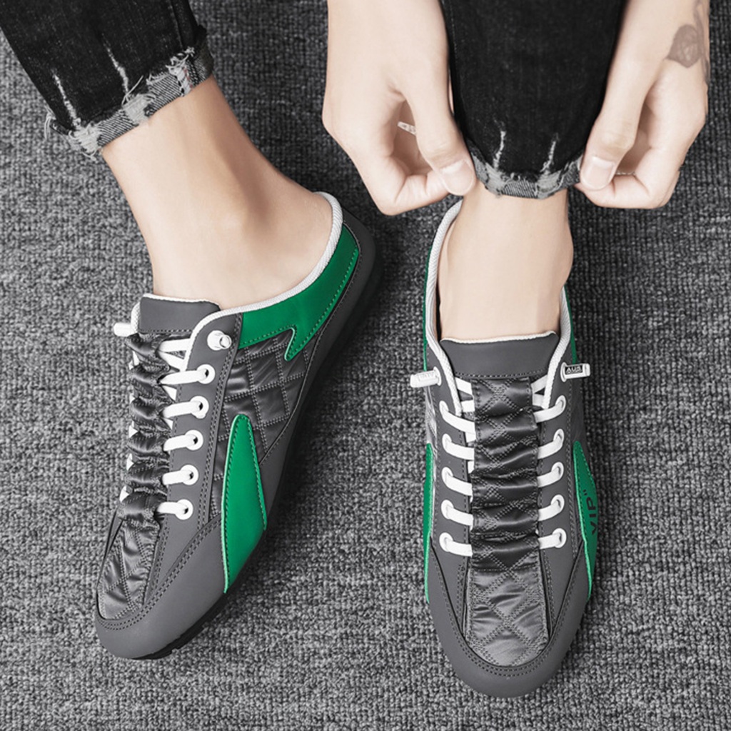 Giày Thể Thao Hở Lưng Thoải Mái Thời Trang Cho Nam