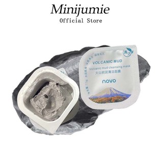 Minijumie Mặt nạ bùn núi lửa Novo 5395 làm sạch lỗ chân lông kiểm soát dầu