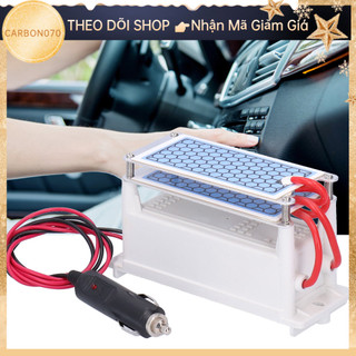 Máy tạo ozone khử mùi ô tô nhỏ cầm tay - thiết bị lọc không khí bằng ozone cho xe hơi 10g dc 12v