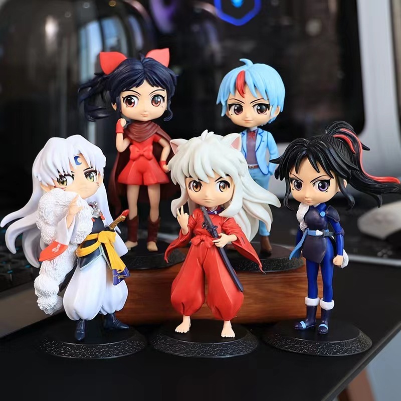 1 Mô Hình Nhân Vật hanyo-yashahime inuyasha sesshoumaru Hinurashi towa moroha 15cm Bằng pvc